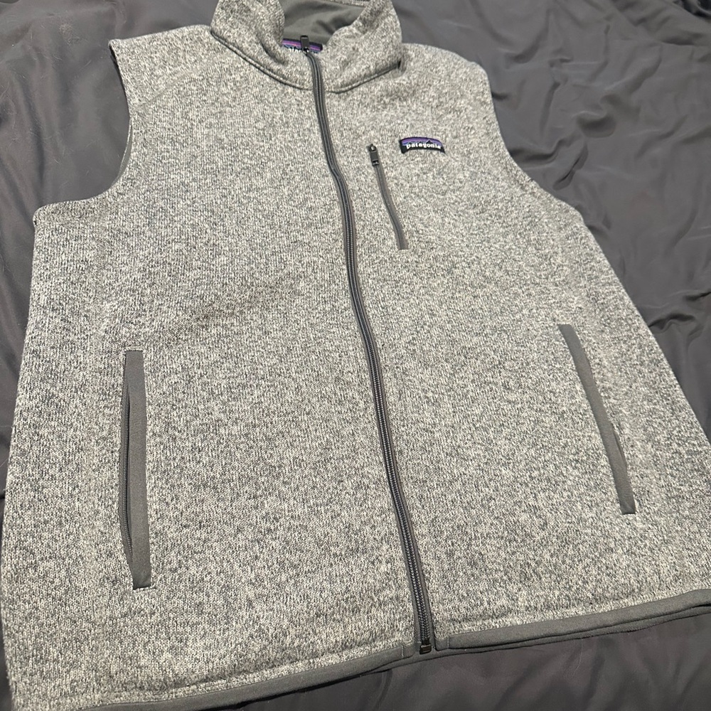 Patagonia Gray Fleece Vest | Medium